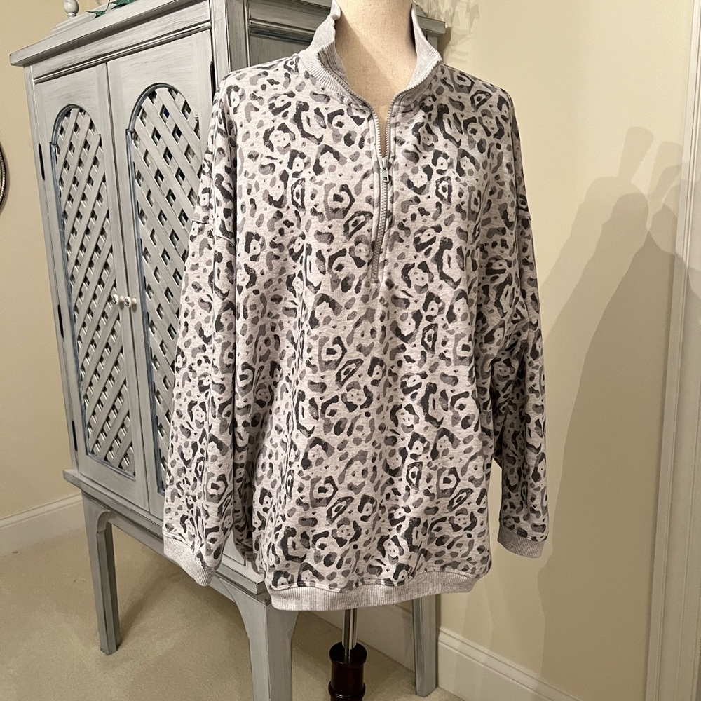 Aerie quarter zip sweat shirt